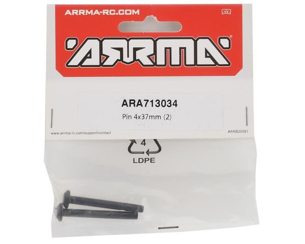 ARA713034 Arrma Pin 4x37mm, 2pcs, AR713034