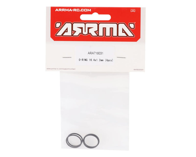 ARA716031 Arrma O-Ring 16.4x1.2mm, 4pcs, AR716031