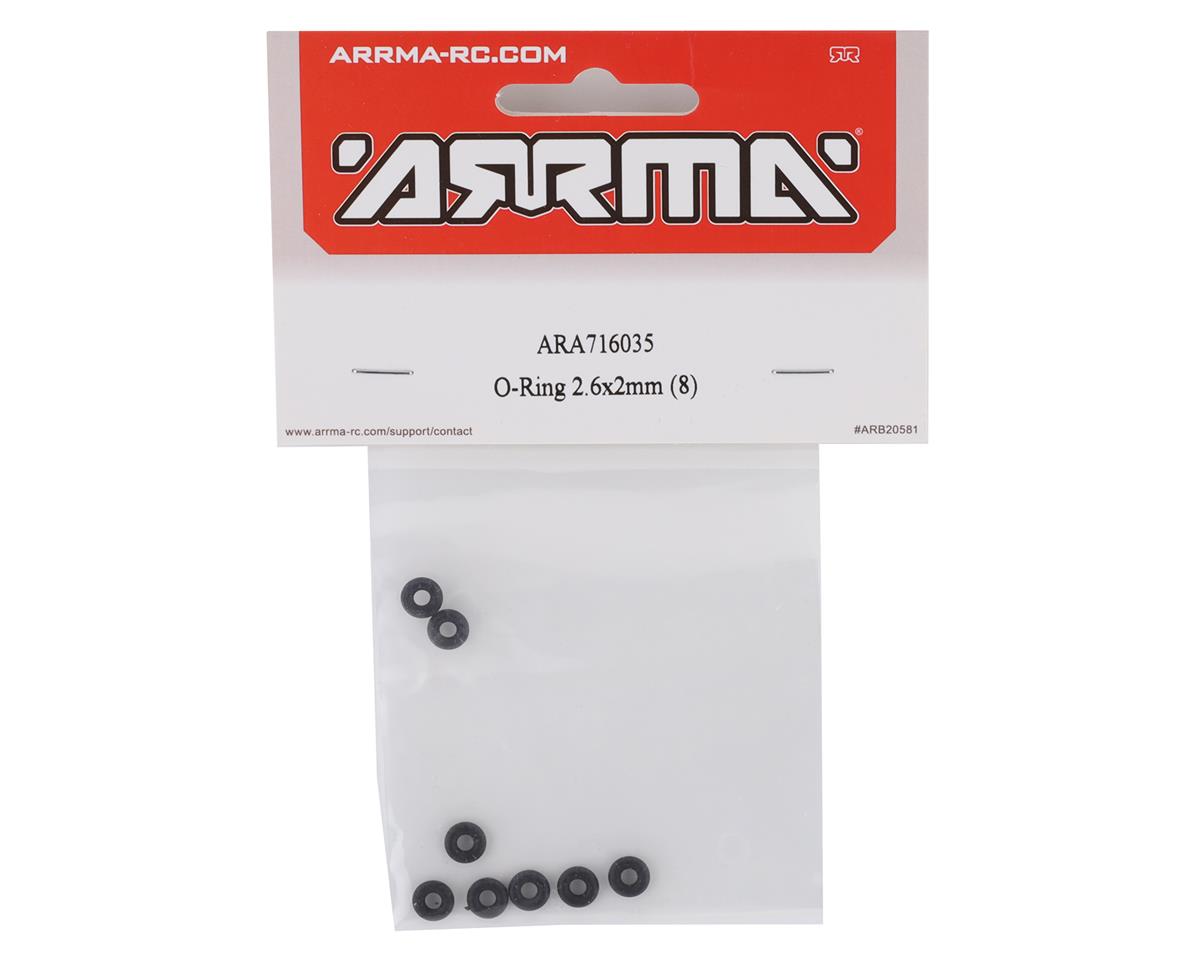 ARA716035 Arrma O-Ring 2.6x2mm, 8pcs, AR716035 ARRMA