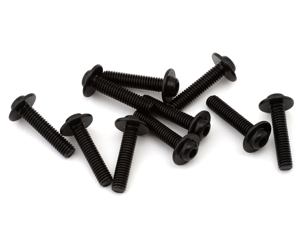 Arrma M4x18mm Flanged Button Head Screws, 10pcs ARA721418