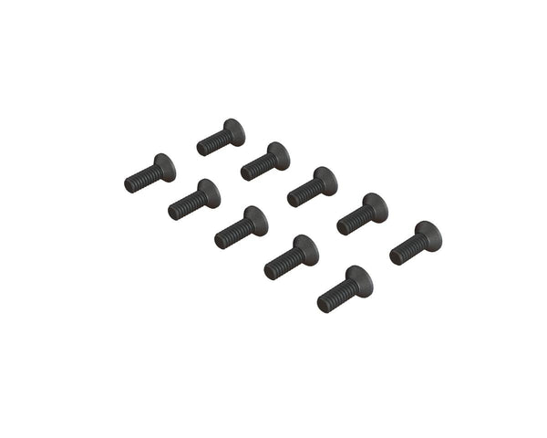 ARA722206 Arrma M2x6mm Flat Head Screws, 10pcs