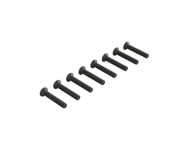 ARA722318 Arrma M3x18mm Flat Head Screw, 10pcs