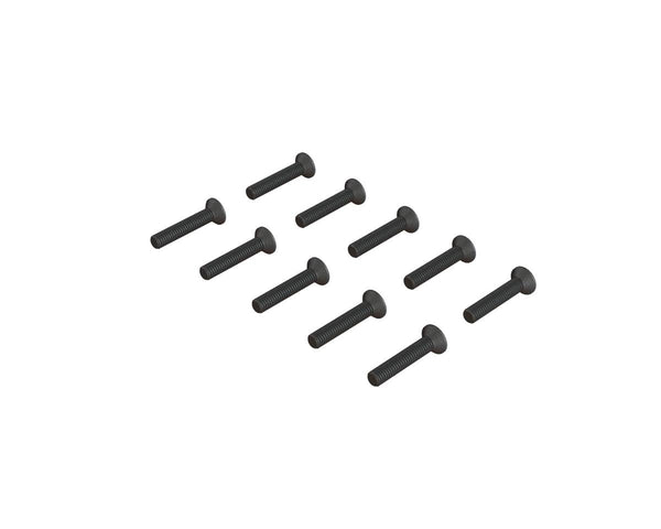 ARA722422 Arrma M4x22mm Flat Head Screws, 10pcs