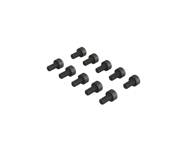 ARA723306 Arrma M3x6mm Cap Head Screws, 10pcs