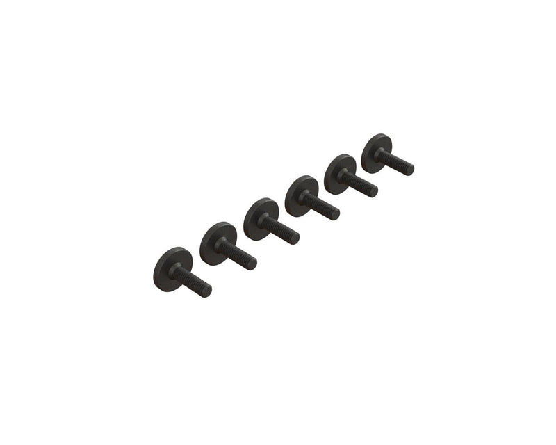 ARA727310 Arrma M3x10 Large Head Screws, 6pcs, AR727310