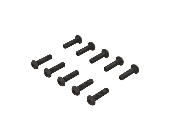 ARA727417 Arrma M4x16mm Double Socket Button Head Screw, 10pcs