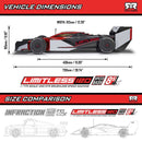 Coming Soon Earlier Oct 1/7 LIMITLESS 8S AVC 4X4 RTR Brushless Street Speed, White/Blue ARA7816T2 ARRMA