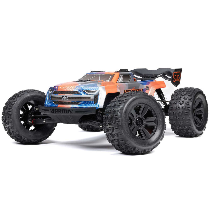 Arrma 1/8 KRATON 6S 4X4 RTR Brushless Speed Truck, Blue/Orange