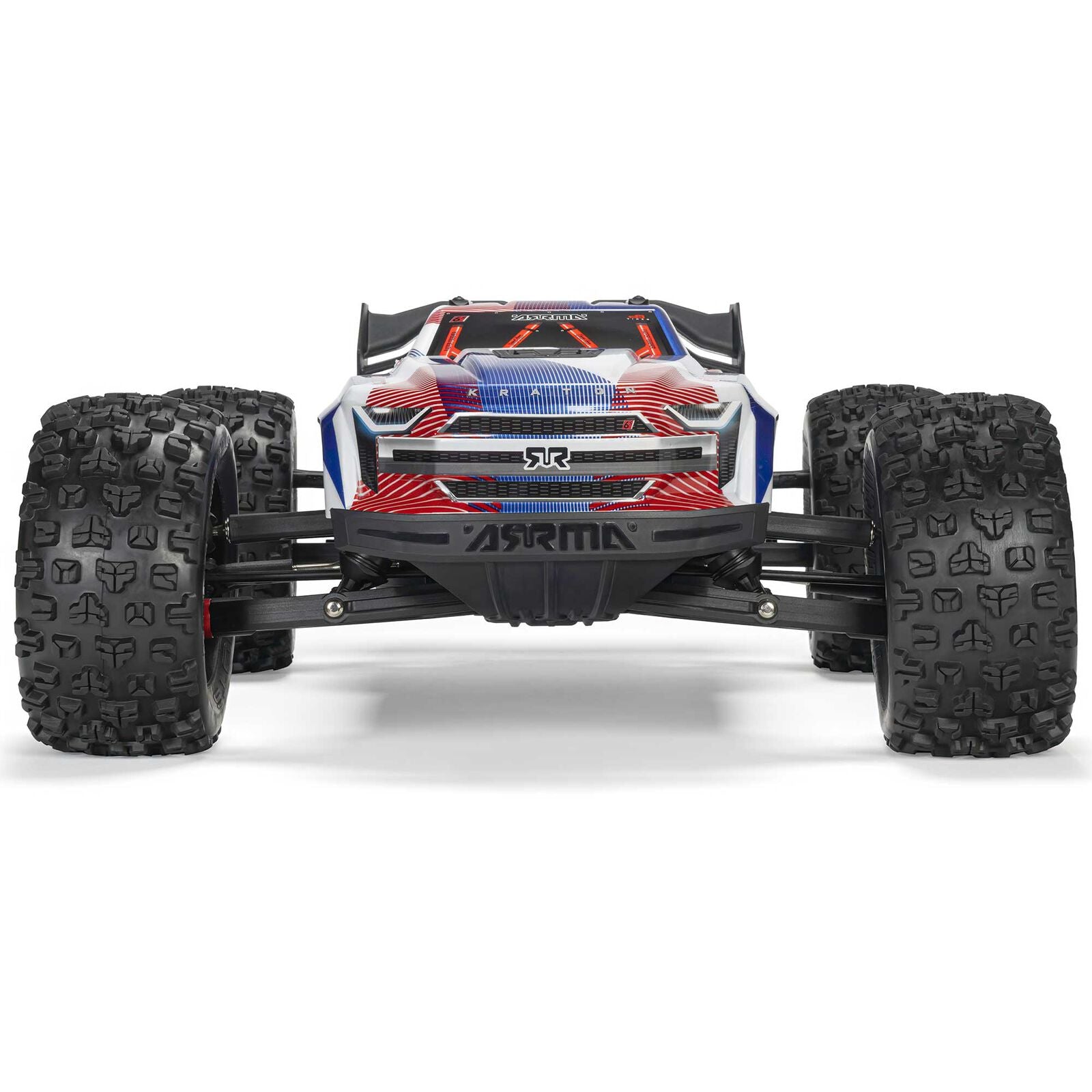 1/8 KRATON 4X4 6S BLX BRUSHLESS V6 SPEED TRUCK RTR (Blue/Red) ARA8608V6T4
