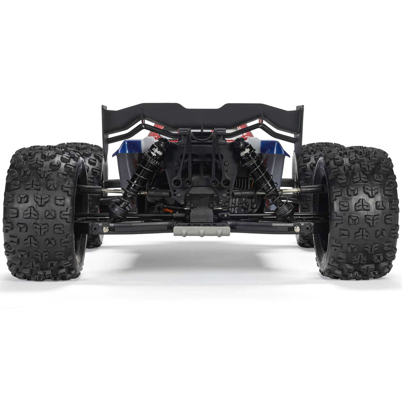 1/8 KRATON 4X4 6S BLX BRUSHLESS V6 SPEED TRUCK RTR (Blue/Red) ARA8608V6T4