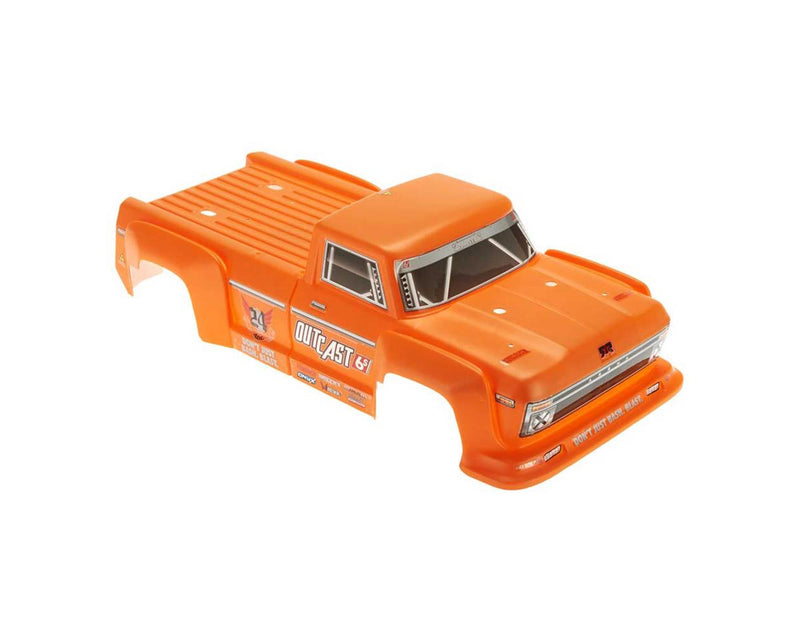 ARAC3312 Arrma Body Orange Outcast 6S, AR406126