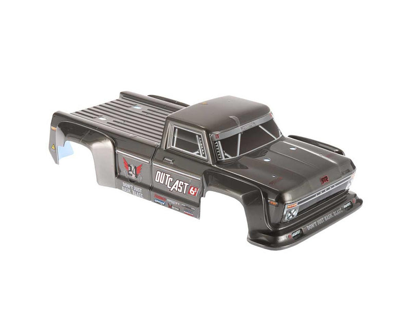 ARAC3313 Arrma Body Silver Outcast, AR406097