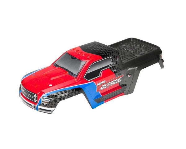 ARAC3326 Arrma Body Painted/Decaled GRANITE VOLTAGE Red/Blk, AR402196