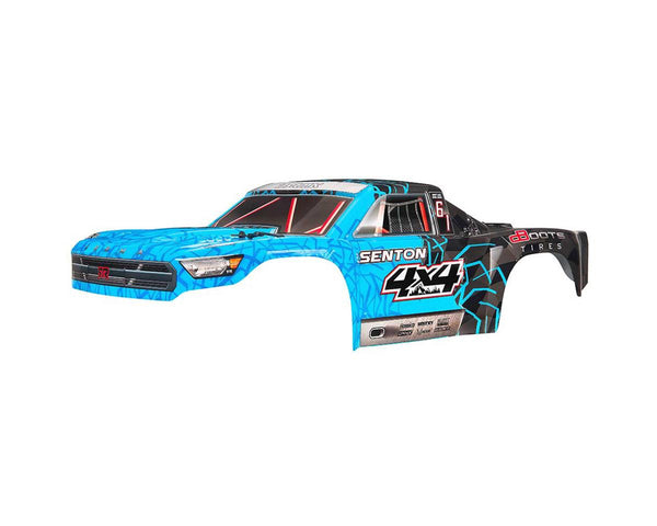 ARAC3333 Arrma Body Painted Decal Trim Blue Senton 4x4 Mega, AR402247