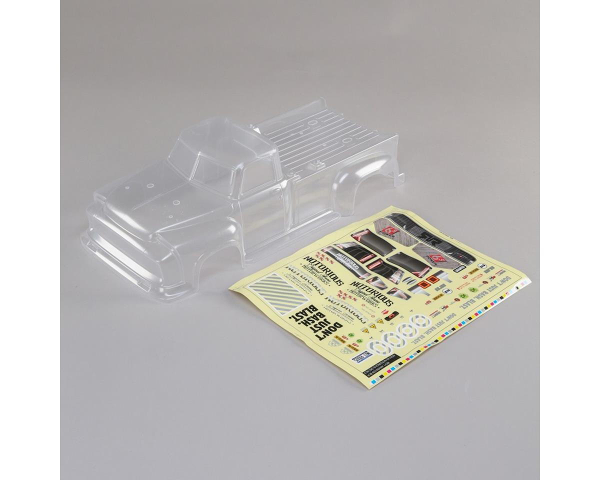 ARAC3340 Arrma Notorious 6S BLX Body Clear, AR406127 ARRMA