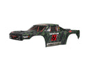 ARAC3409 Arrma Senton 6S BLX Painted Body Black/Green, AR406144 ARRMA