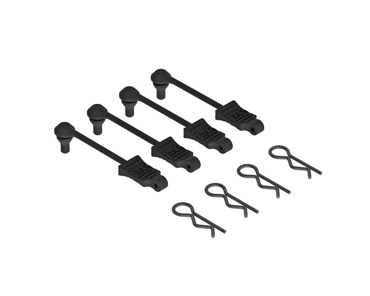 ARAC3445 Arrma Body Clip Retainer 1/10 Scale Black (4), AR390165 ARRMA