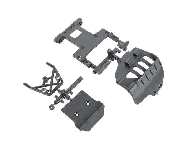 ARAC3485 Arrma Bumper Rear Chassis Plate Set Front, AR320004