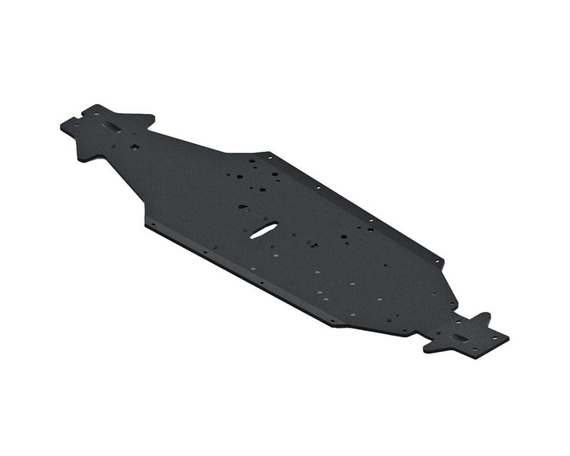 ARAC3738 Arrma Chassis LWB Aluminum Black Talion, AR320444