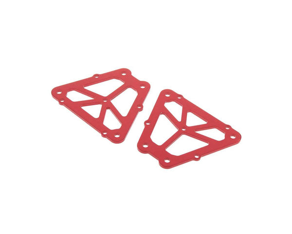 ARAC9041 Arrma Suspension Brace Aluminum Red Nero (2), AR320264