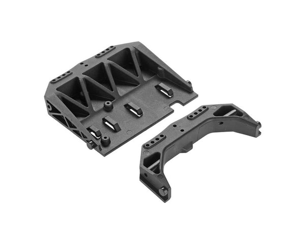 ARAC9049 Arrma Front/Rear Shock Mount and Radio Tray, AR320356, Final Clearance