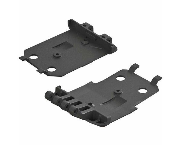 ARAC9261 Arrma F/R Lower Skidplate (2) 4x4 Senton Mega, AR320419