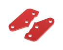 ARAC9363 Arrma Steering Plate A Aluminum Red (2), AR340072 ARRMA