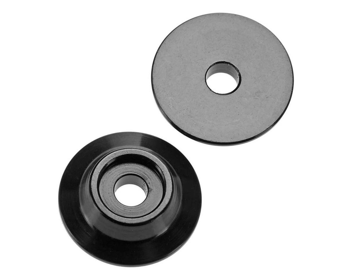 ARAC9691 Arrma Wing Button, Aluminium, Black, 2 Pieces, AR320216 ARRMA