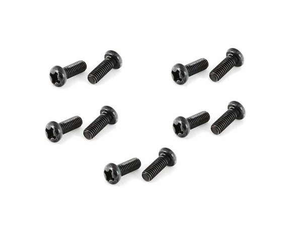 ARAC9836 Arrma Button Head Cross Machine Screw, 3x8mm, 10 Pieces, AR725308