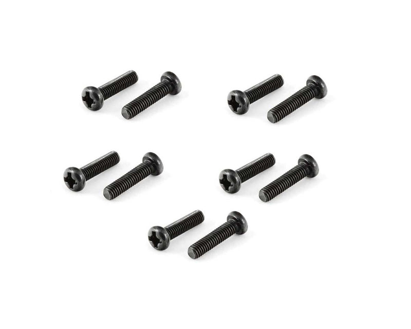 ARAC9838 Arrma Button Head Cross Machine Screw, 3x12mm, 10 Pieces, AR725312