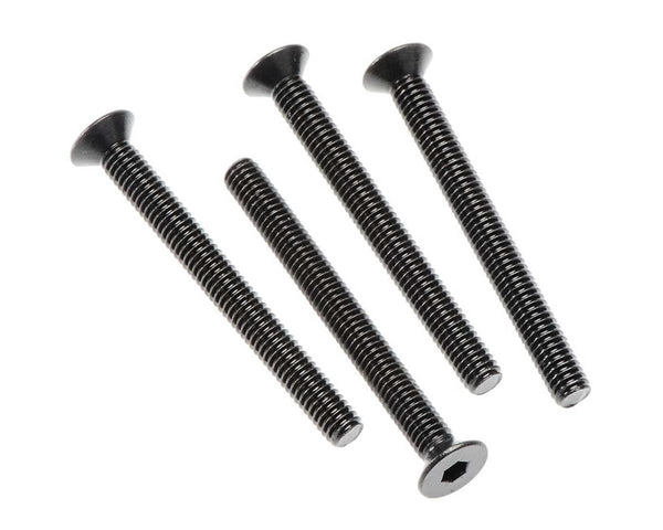 Arrma Flat Head Hex Machine Screw, 4x40mm, 4 Pieces, AR722440