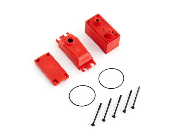 ARAM1039 Arrma ADS, V2, Plastic Gear Servo Case, Red, AR390146, Final Clearance