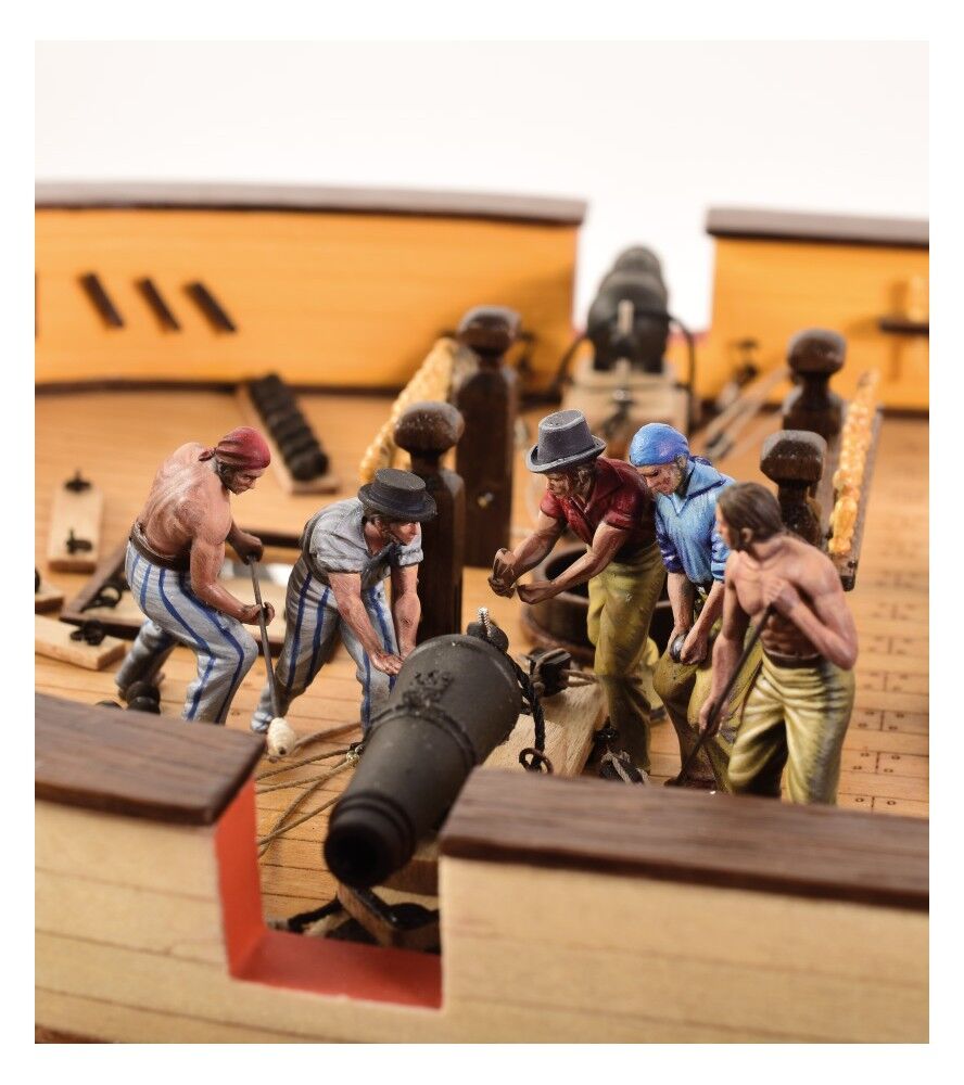 Artesania 1/48 Age of Sail Gunmen Metal Figure Set for HMS Surprise