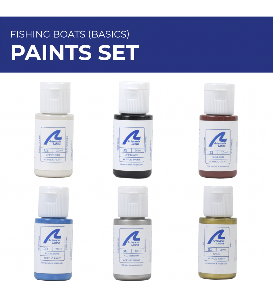 Artesania Paint Set for Ship Model #20100 Mare Nostrum