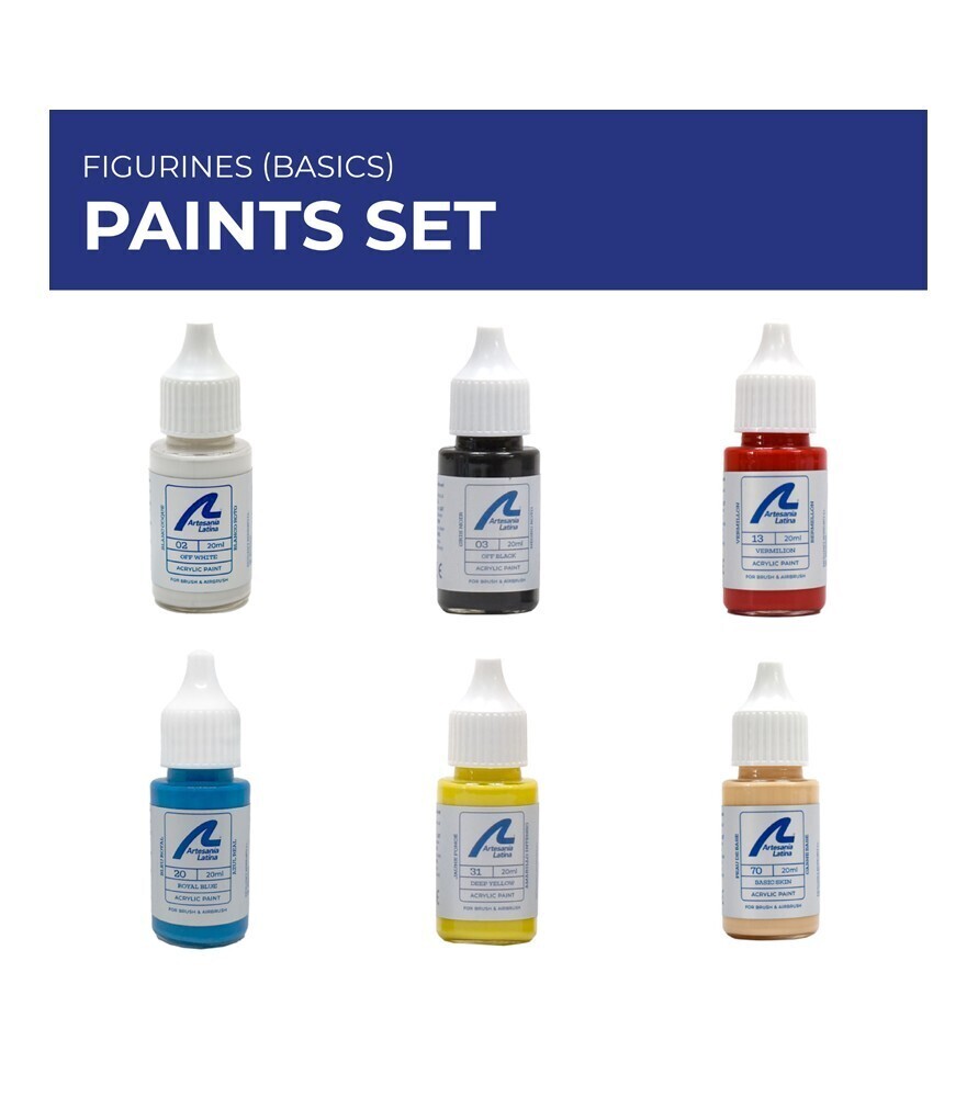 Artesania Paint Set for Figurines (Basic) 6x20mL [277PACK14]