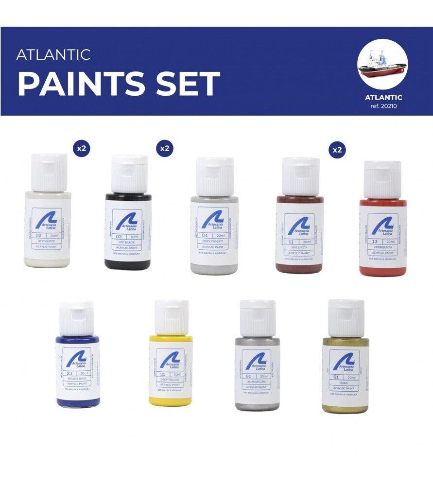 Artesania Paint Set for Atlantic Tugboat #20210