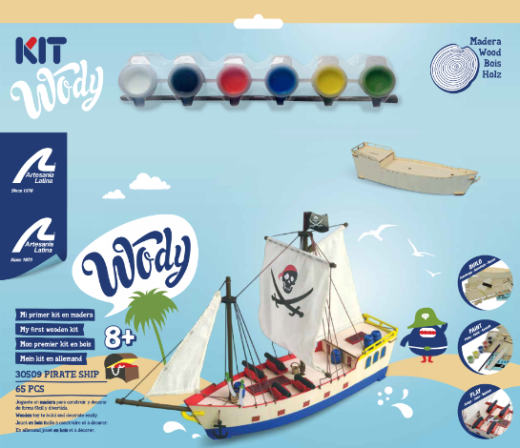 Artesania Pirate Ship Wooden Ship Model [30509]