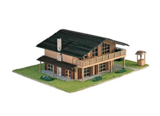 Artesania 1/72 Chalet Alpine With Wishing Well Wooden Model [30602]