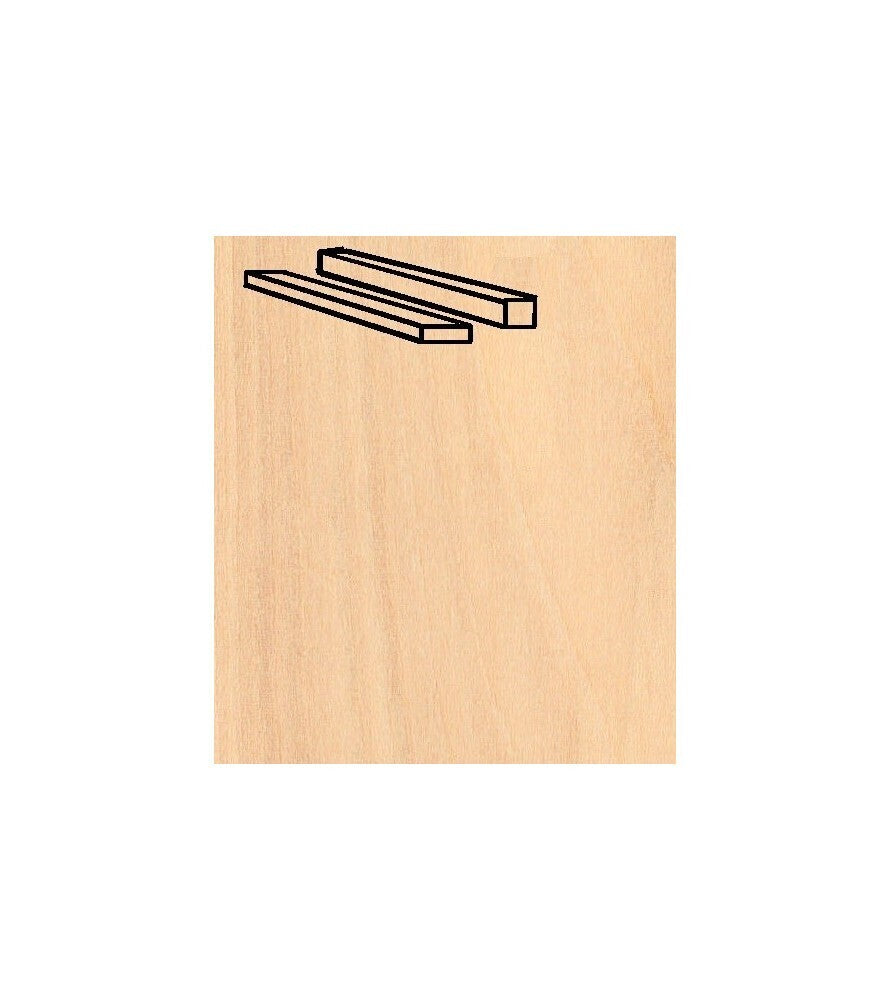 Artesania Birch 4 x 4 x 914mm (25) Wood Strip [91144]