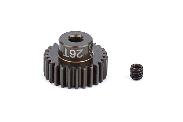 ASS1344 FT Aluminum Pinion Gear, 26T 48P, 1/8 shaft