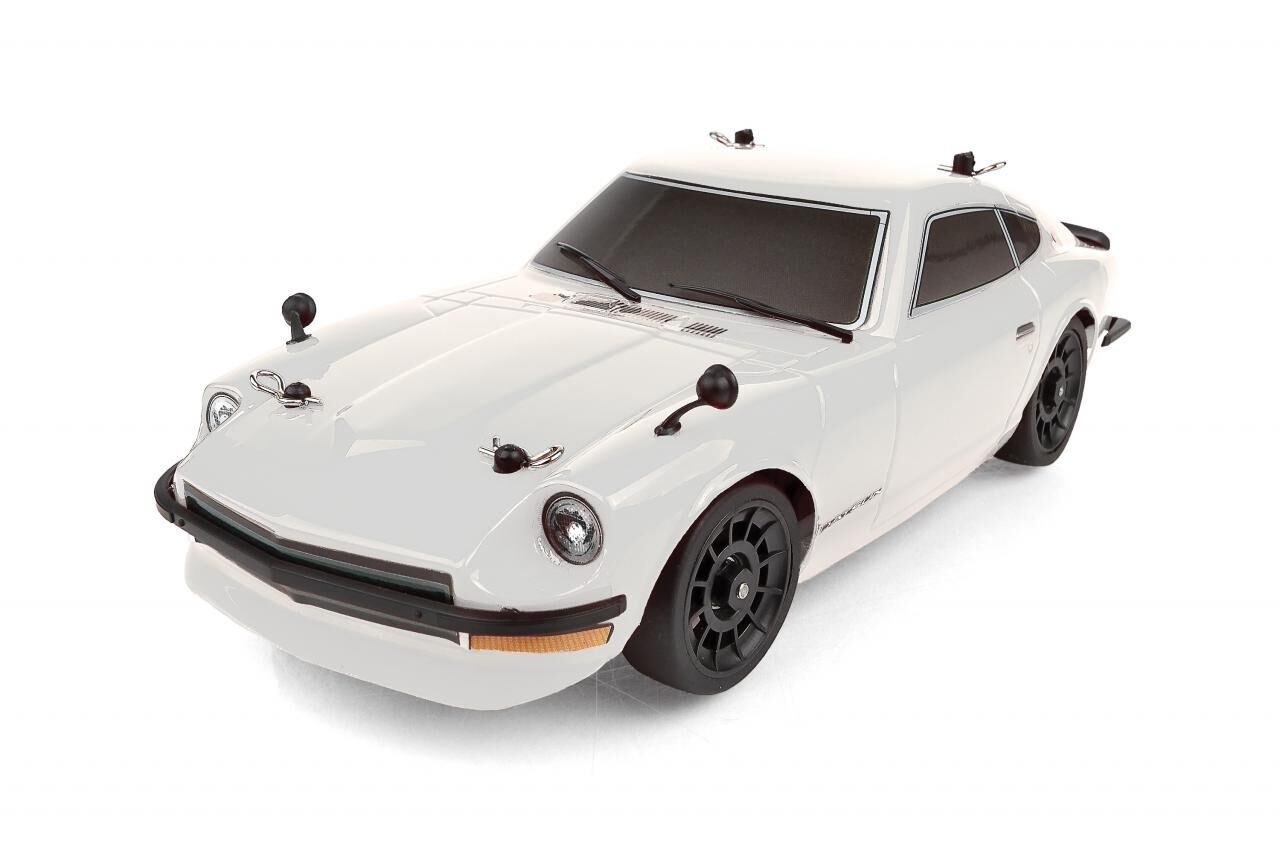 ASS20187C SR27 Datsun 240Z RTR NiMH Combo, White TEAM ASSOCIATED