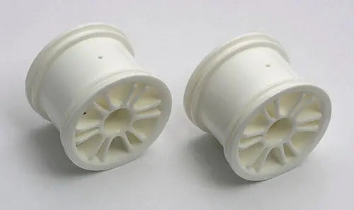 ASS21252 ###18B Spoked Wheels Rear White Team Associated