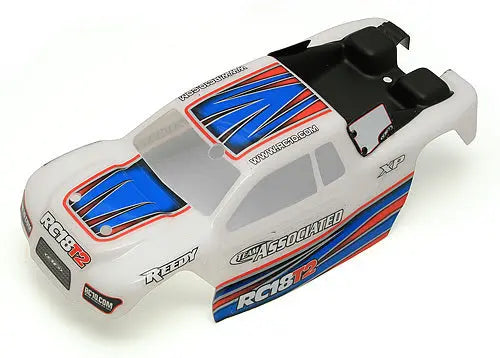 ASS21342 RC18T2 Body White Team Associated