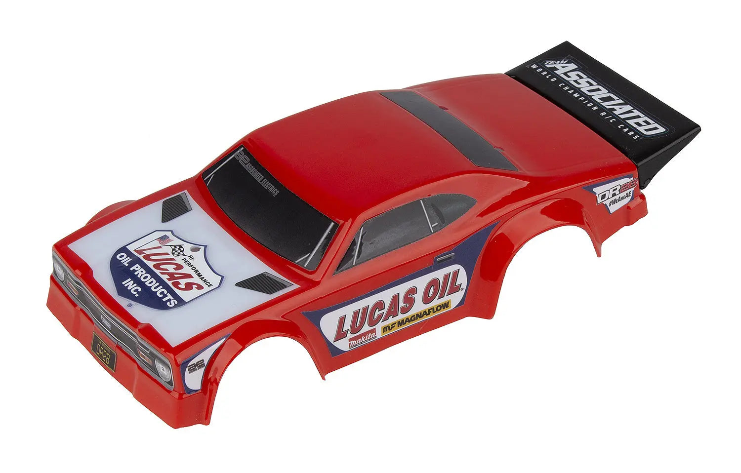 ASS21451 DR28 Lucas Oil RTR body, painted Team Associated