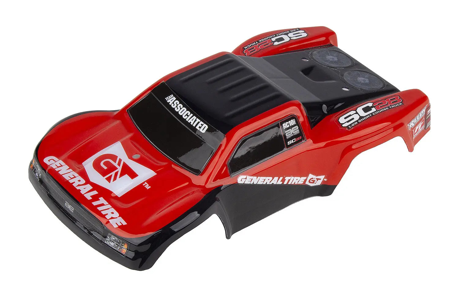 ASS21452 SC28 General Tire RTR body, painted Team Associated