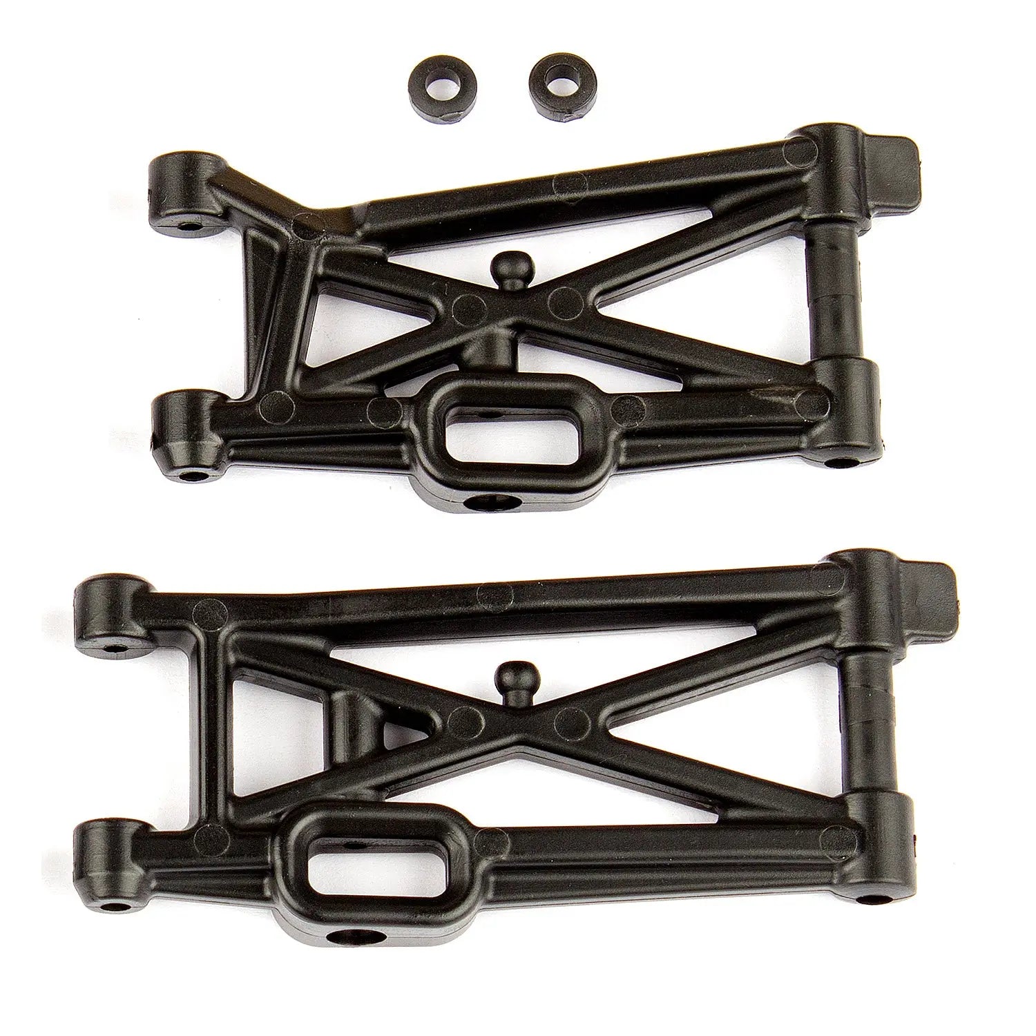 ASS21502 14B Front and Rear Suspension Arms (1 each) and Spacers Team Associated