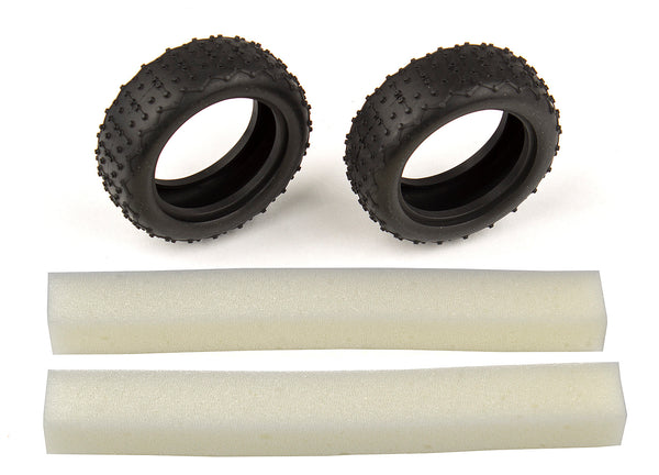 ASS21547 Narrow Mini Pin Tires, with inserts