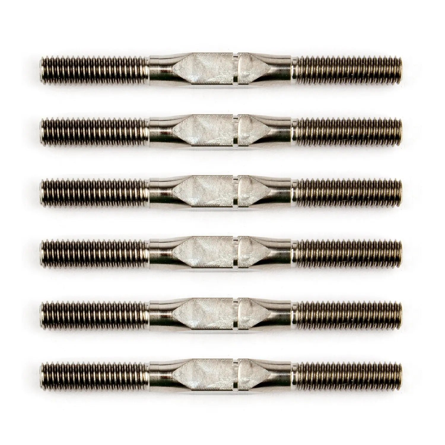 ASS21565 FT 1:14 Titanium Turnbuckle Set, silver, 35 mm/1.37 in Team Associated