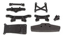 ASS21573 Reflex 14R Shock Towers, Bumper, and Skid Plate Set Team Associated