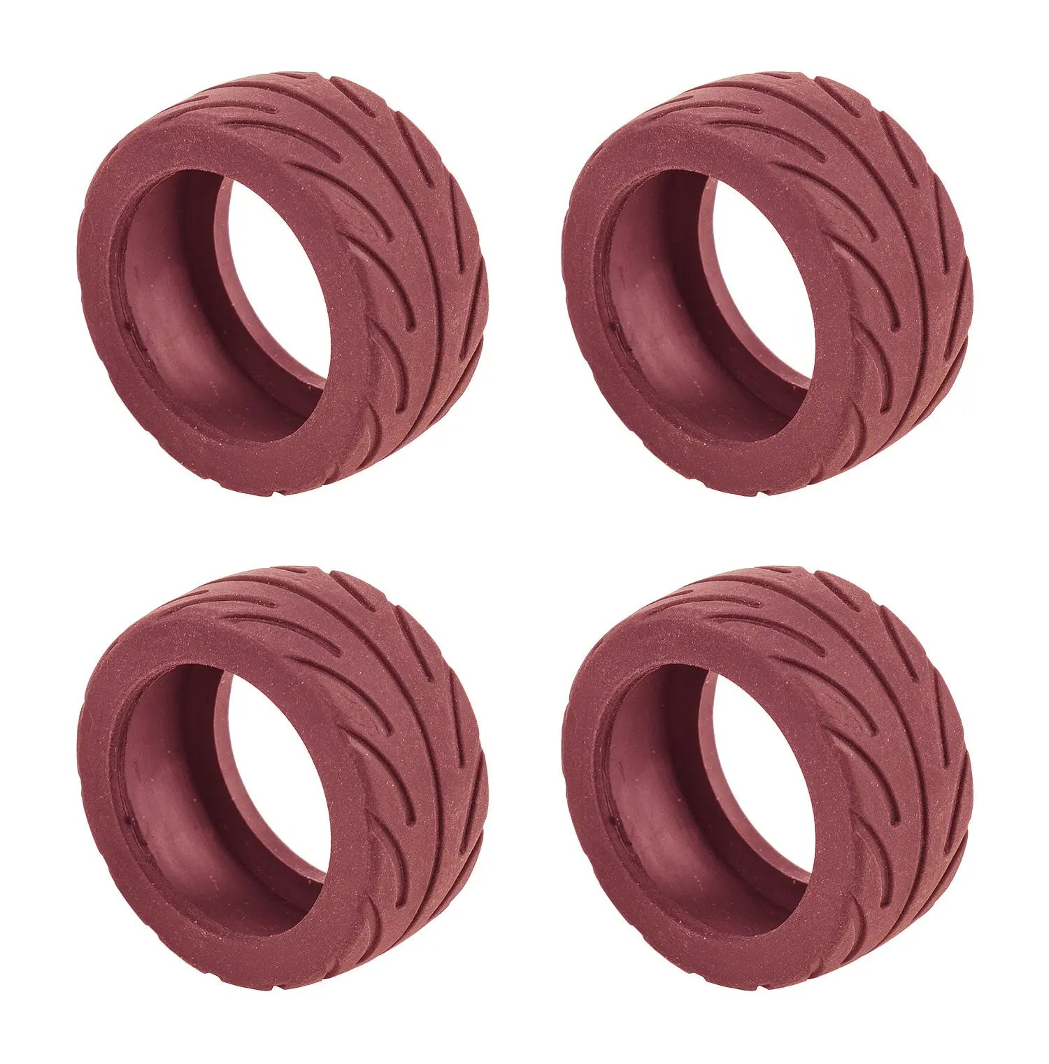 ASS21609 NanoSport Radial Tires, red Team Associated